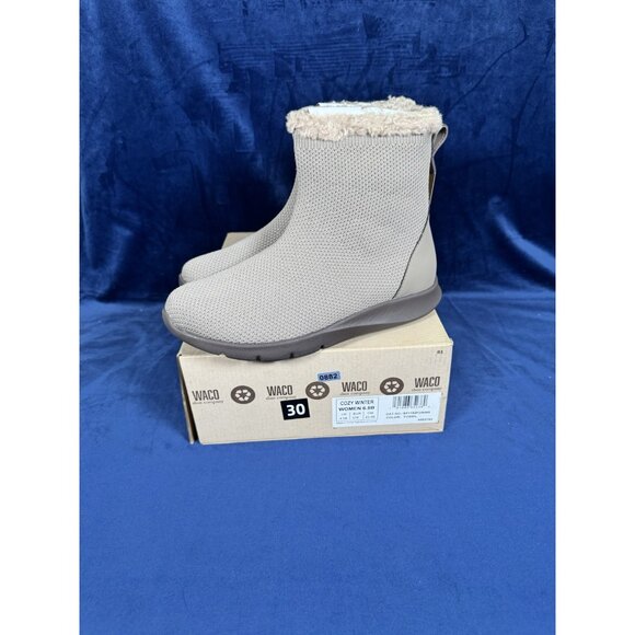 WACO Spenco Cozy Winter Boots Fossil Women's Size 6.5 0882 - Picture 2 of 5